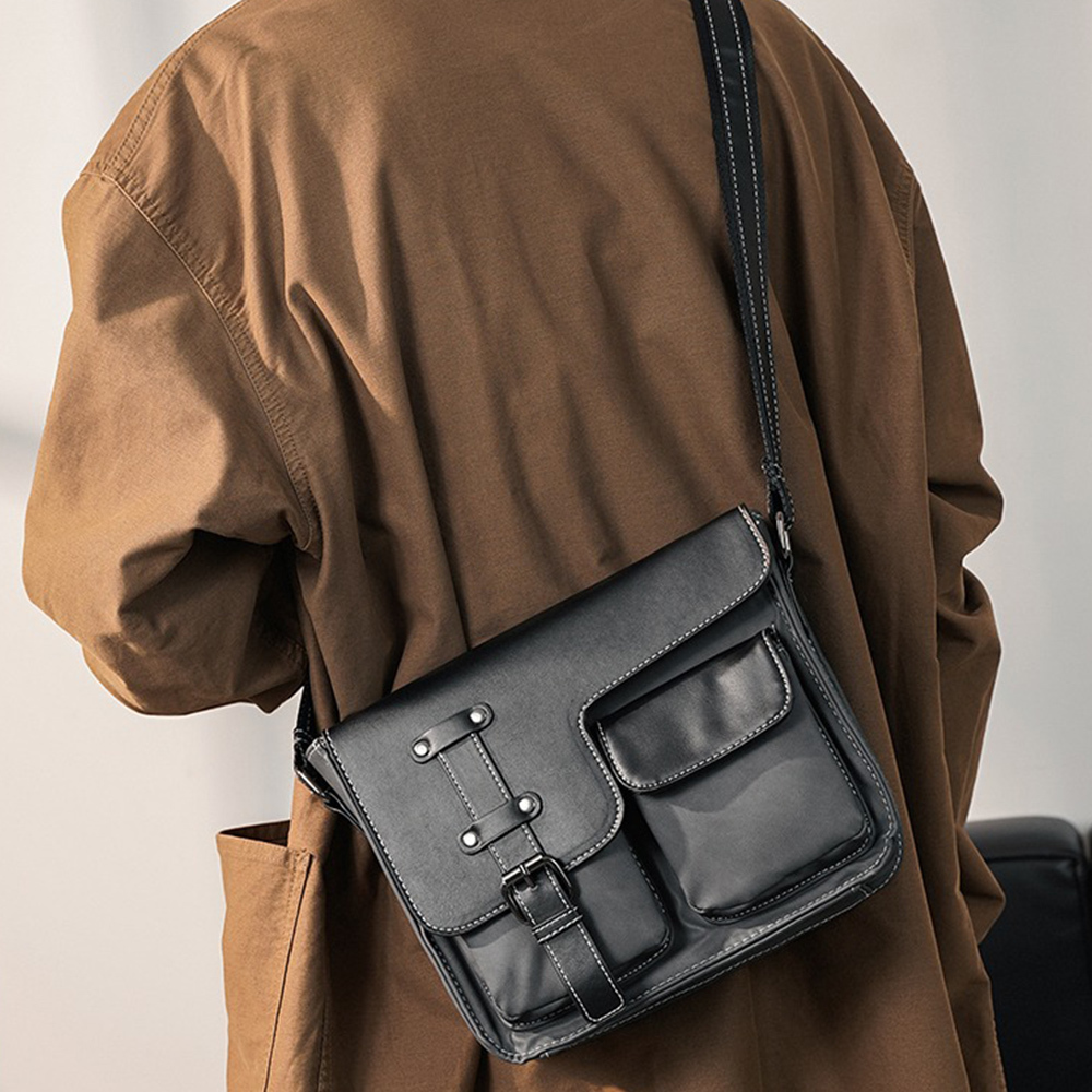 包包男 郵差包 斜背包 防水包 通勤包 側背包 防水後背包 背包男 隨身包 大容量側背包 多功能包包 皮革包 170