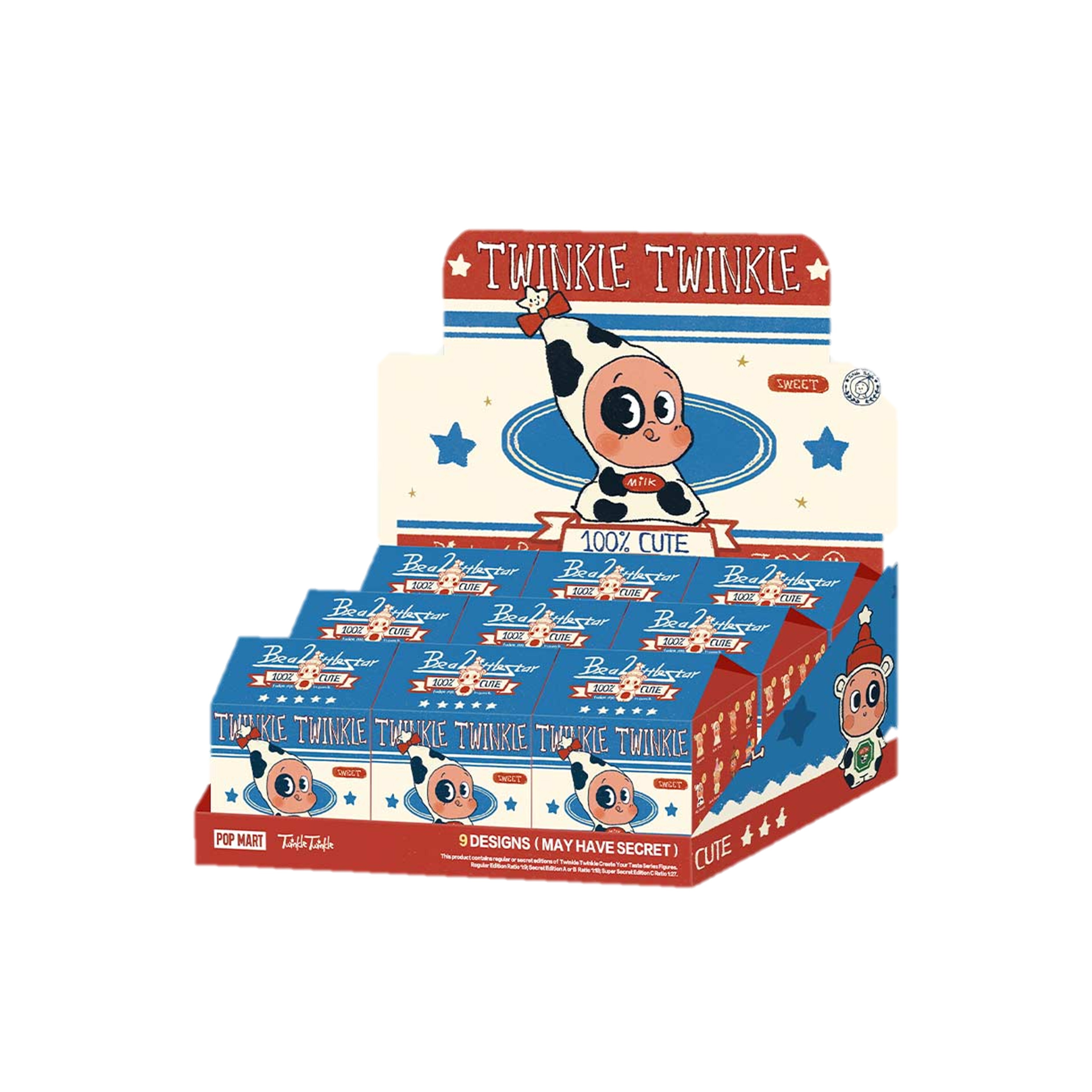 Pop Mart Twinkle 星星人隨心配系列手辦 盲盒 藍色 款式A
