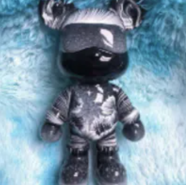 251110 -A8 流體熊儲錢罐擺件（黑白灰）（12月尾陸續發貨只限尖沙咀門市自取不包郵/只限相同感覺色系/款式皆不同/師傅即興創作）