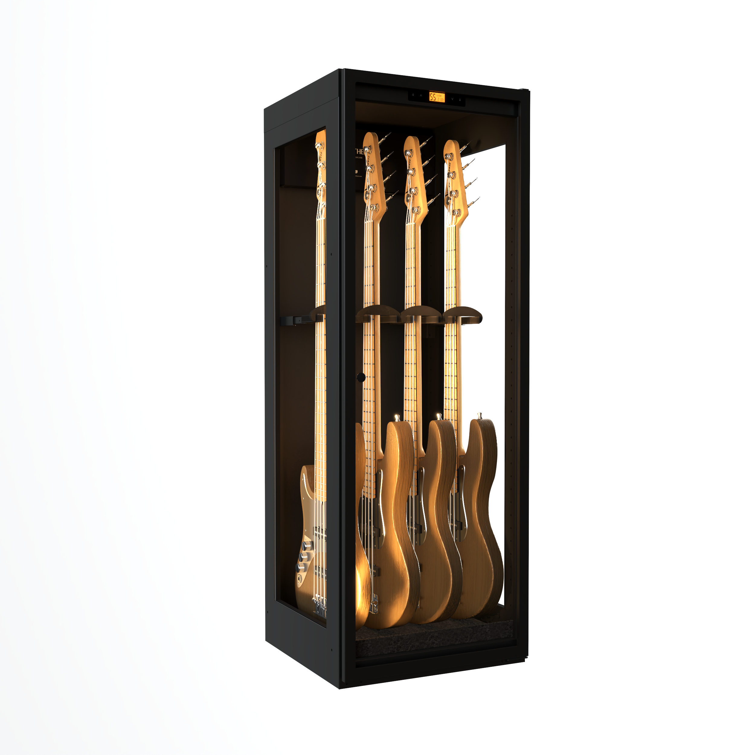 Lenthem CMI-335DT 288L 電貝斯用恆定濕度玻璃樂器乾燥防潮櫃