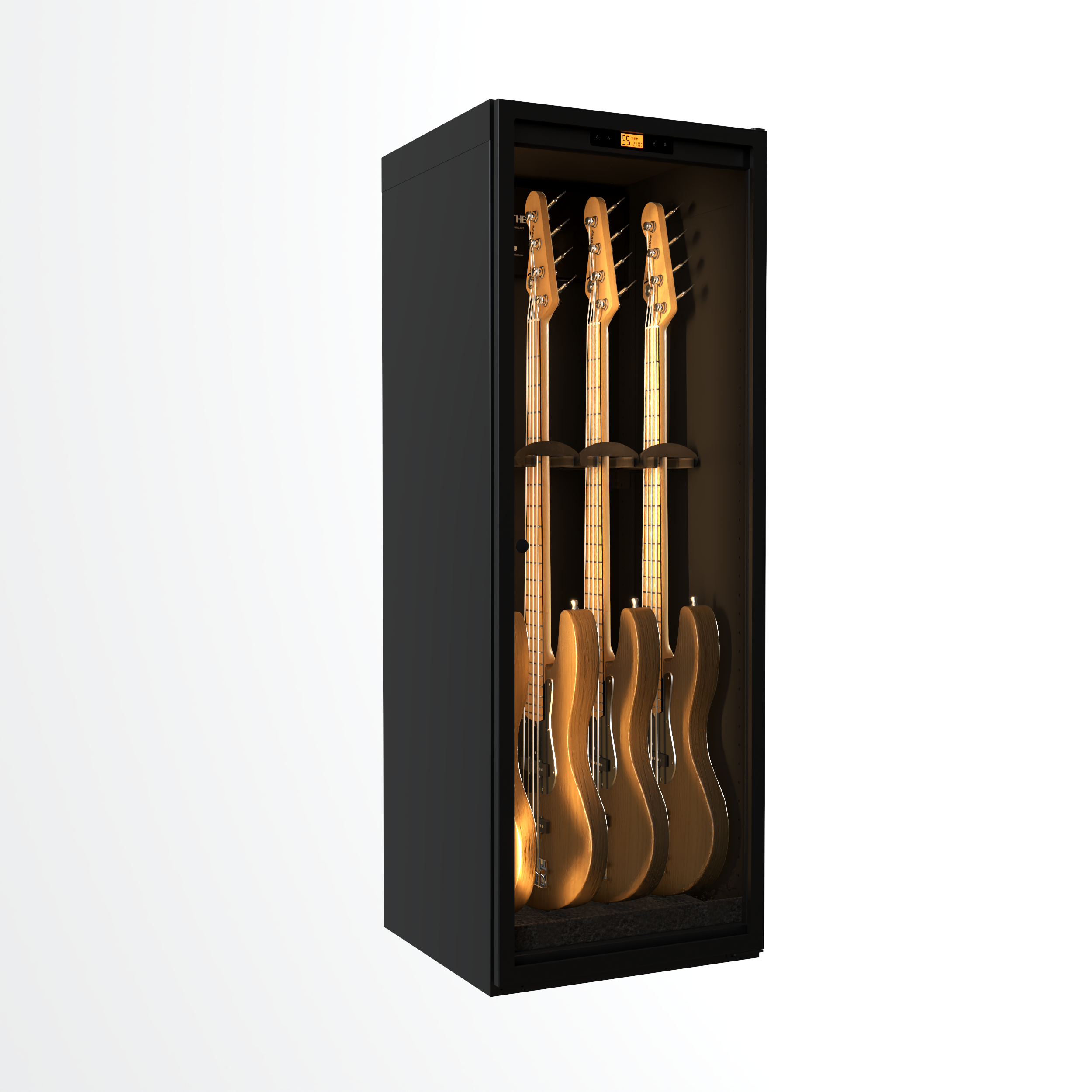 Lenthem CMI-335DT 288L 電貝斯用恆定濕度玻璃樂器乾燥防潮櫃