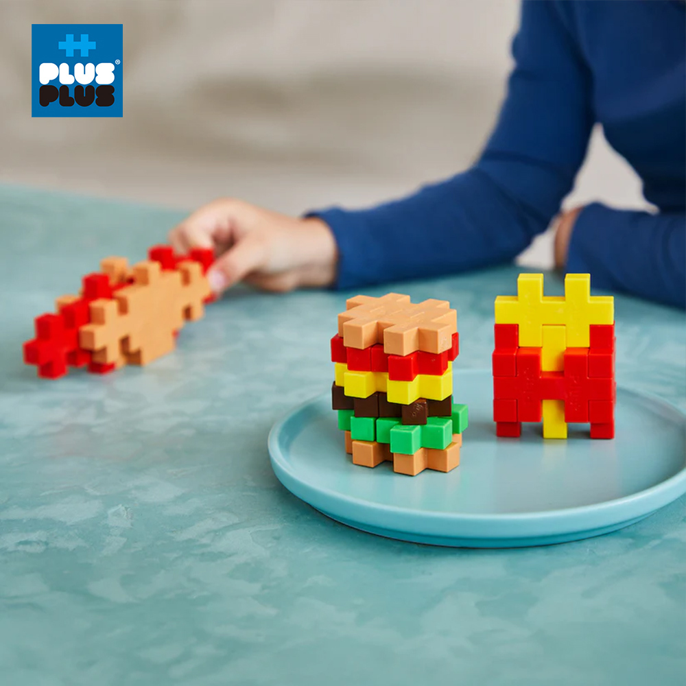 【++Plus-Plus 加加積木】大顆粒 大積木美味食物 50pcs