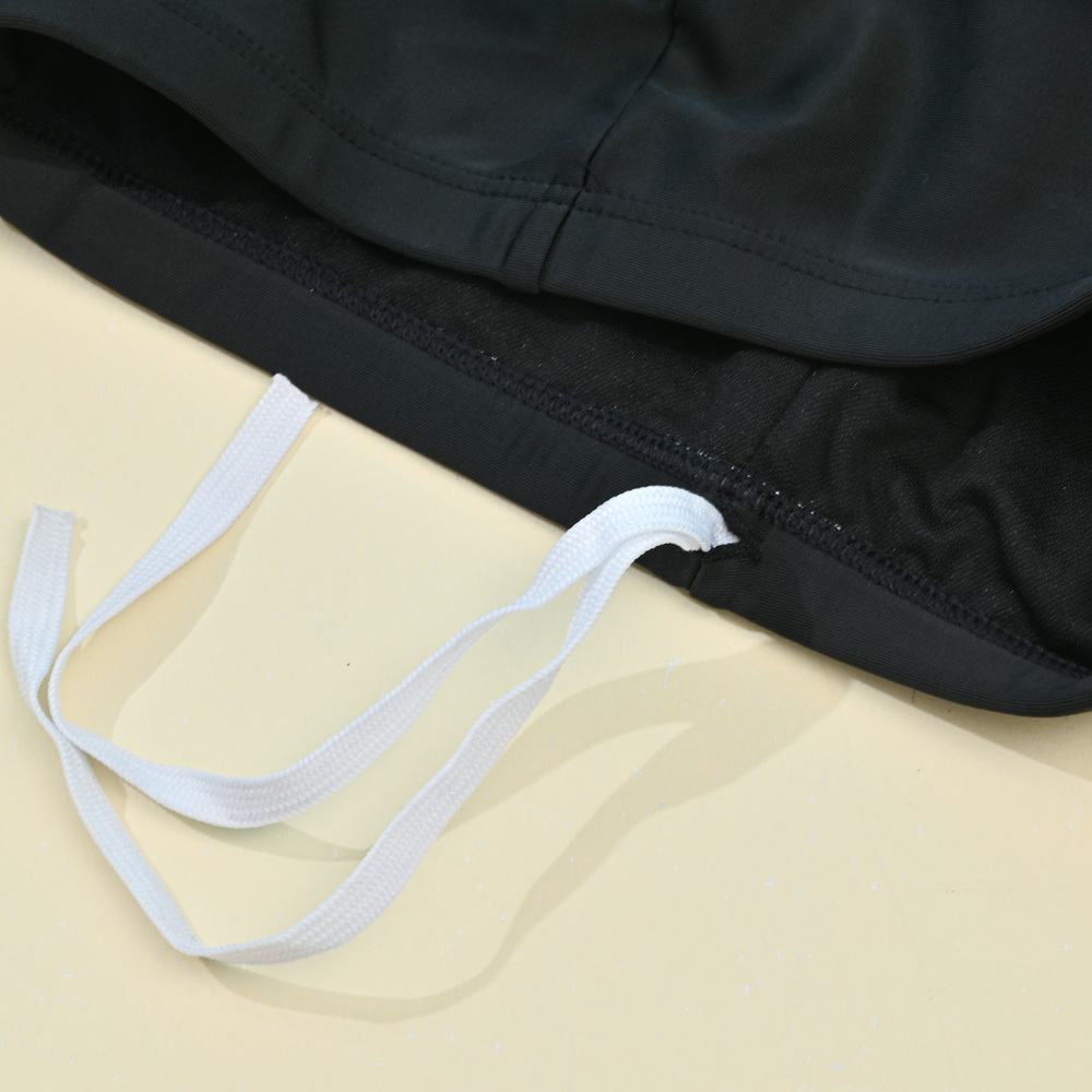 TB548-童超彈及膝泳褲-黑