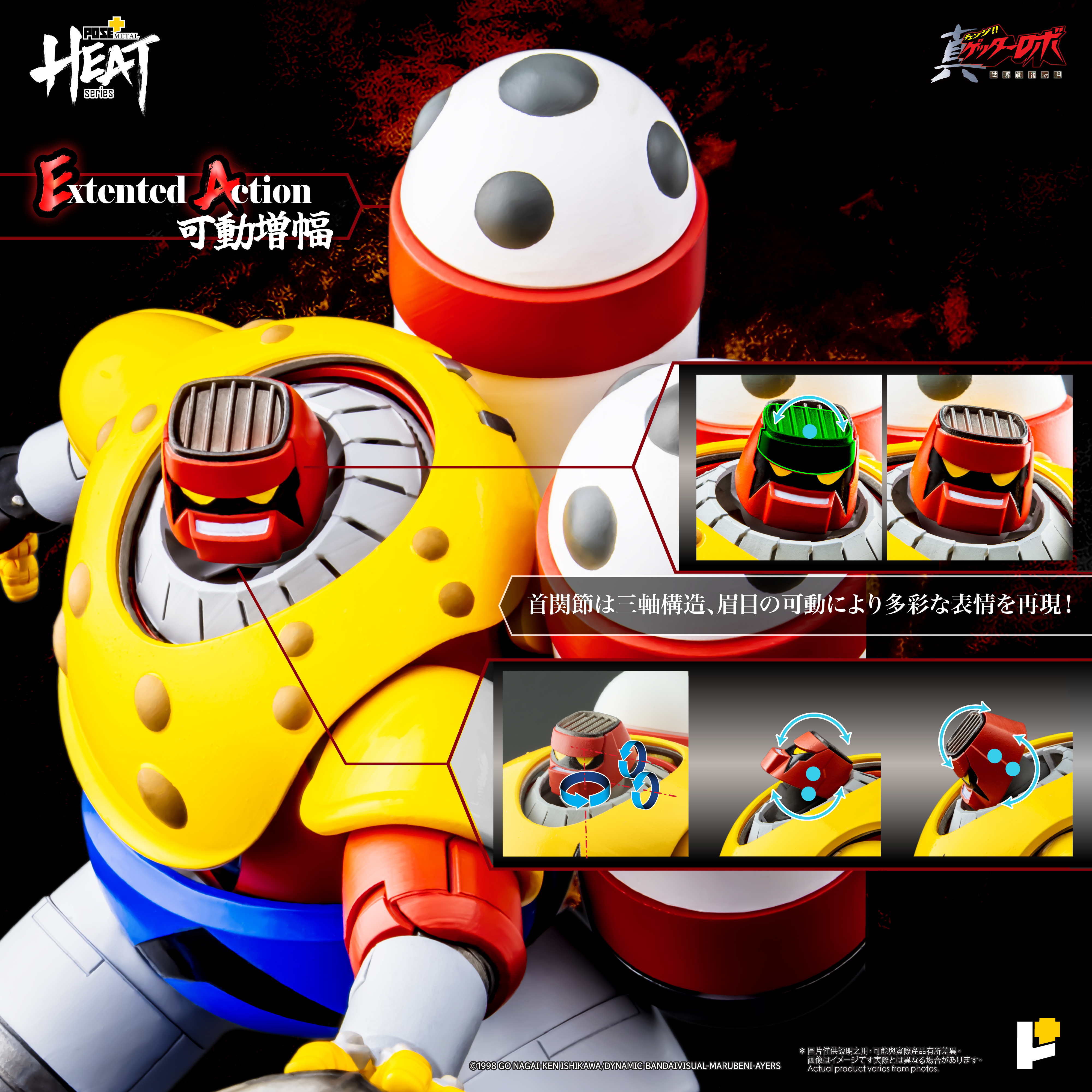 [訂金] POSE+: 21cm三一萬能俠波賽冬 (真三一萬能俠 世界最後之日ver.) - METAL HEAT系列 -