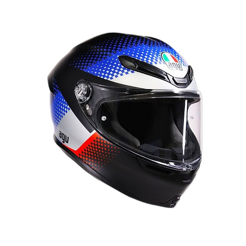 AGV K6S Fision 消光黑 藍 紅 消光 碳纖維 彩繪 全罩