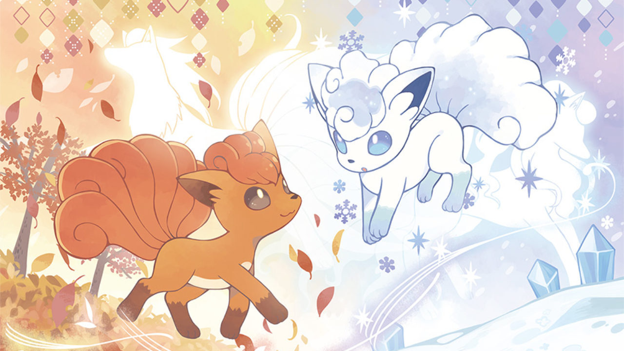 寶可夢橡膠對戰桌墊 - Vulpix™ Seasons saisons Goupix™