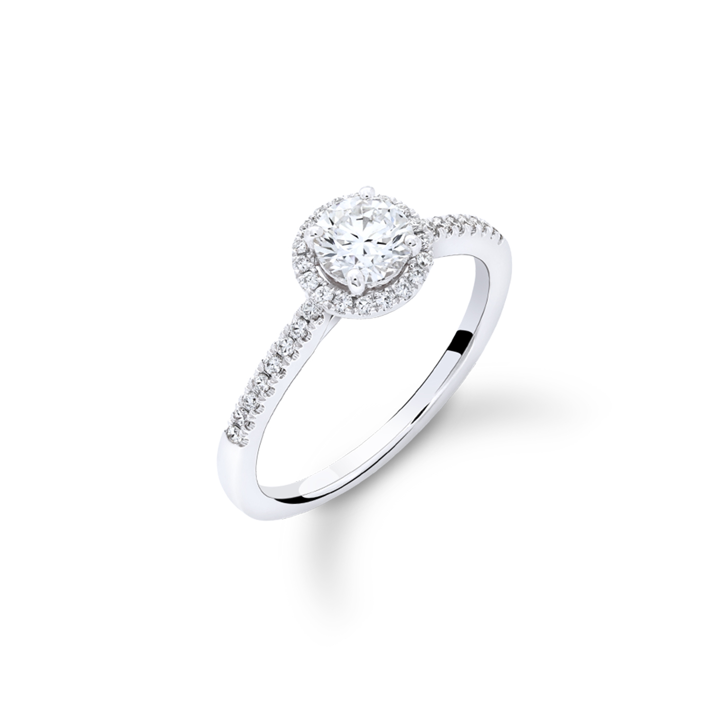 光之旅途 — GIA50分圓形鑽戒