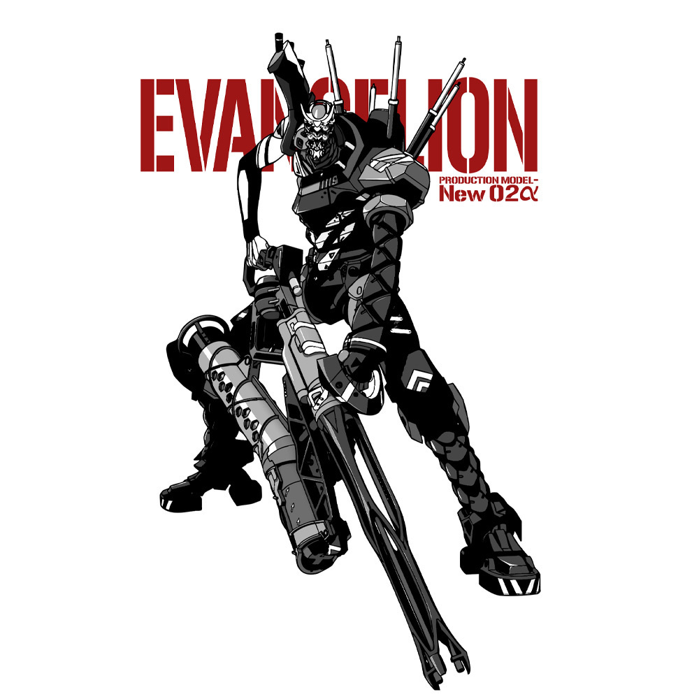 Cospa 0804 エヴァンゲリオン新2号機α Tシャツ [EVANGELION] WHITE