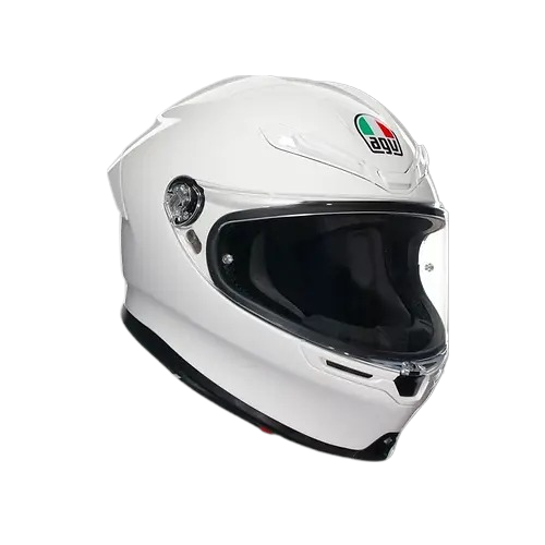 AGV K6S White 亮白 亮面碳纖維 素色 全罩