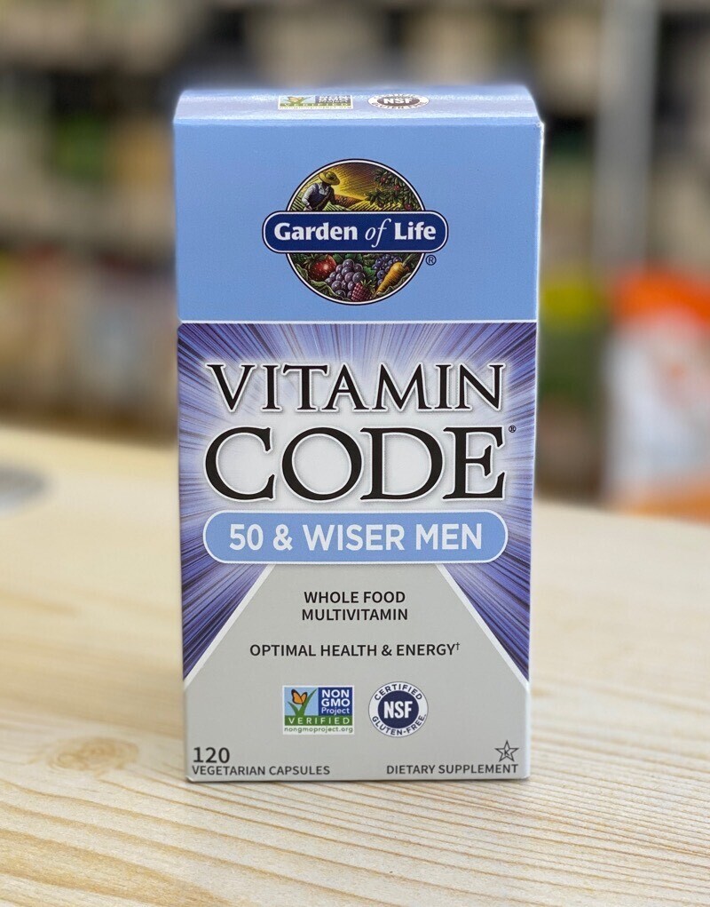 Garde of Life 50歲以上男仕全食物綜合維他命 120粒 (最佳食用日期為2026年8月30日)