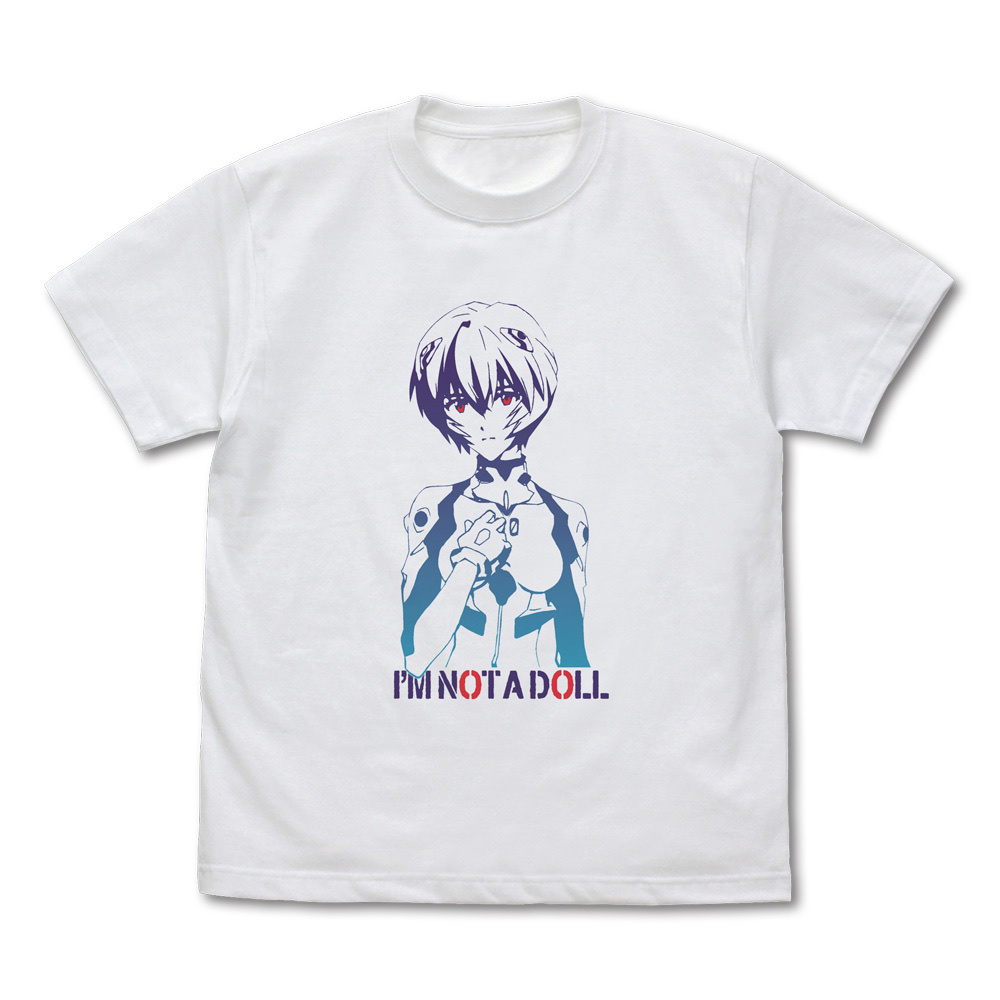 Cospa 0804 綾波レイ グラデーション Tシャツ [EVANGELION] WHITE