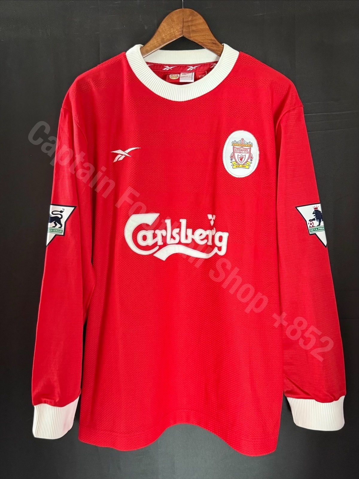 Liverpool 1998-2000 Reebok L/S Home Shirt #28 GERRARD