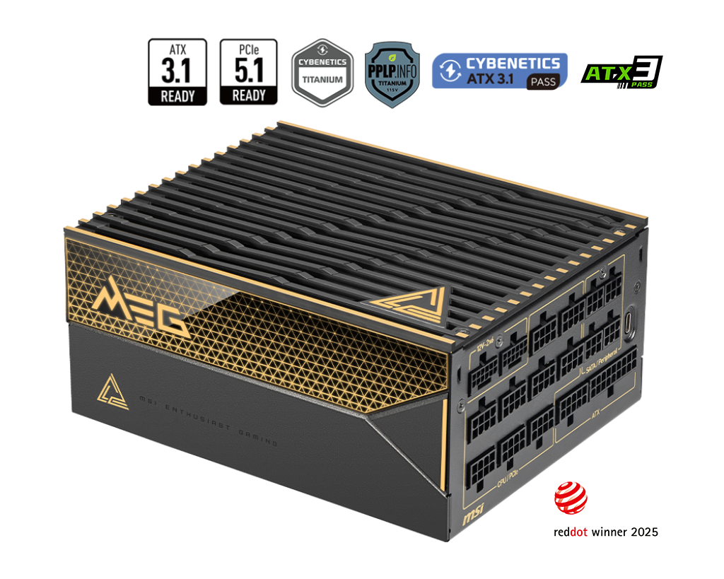微星 MEG Ai1600T PCIE5 1600W