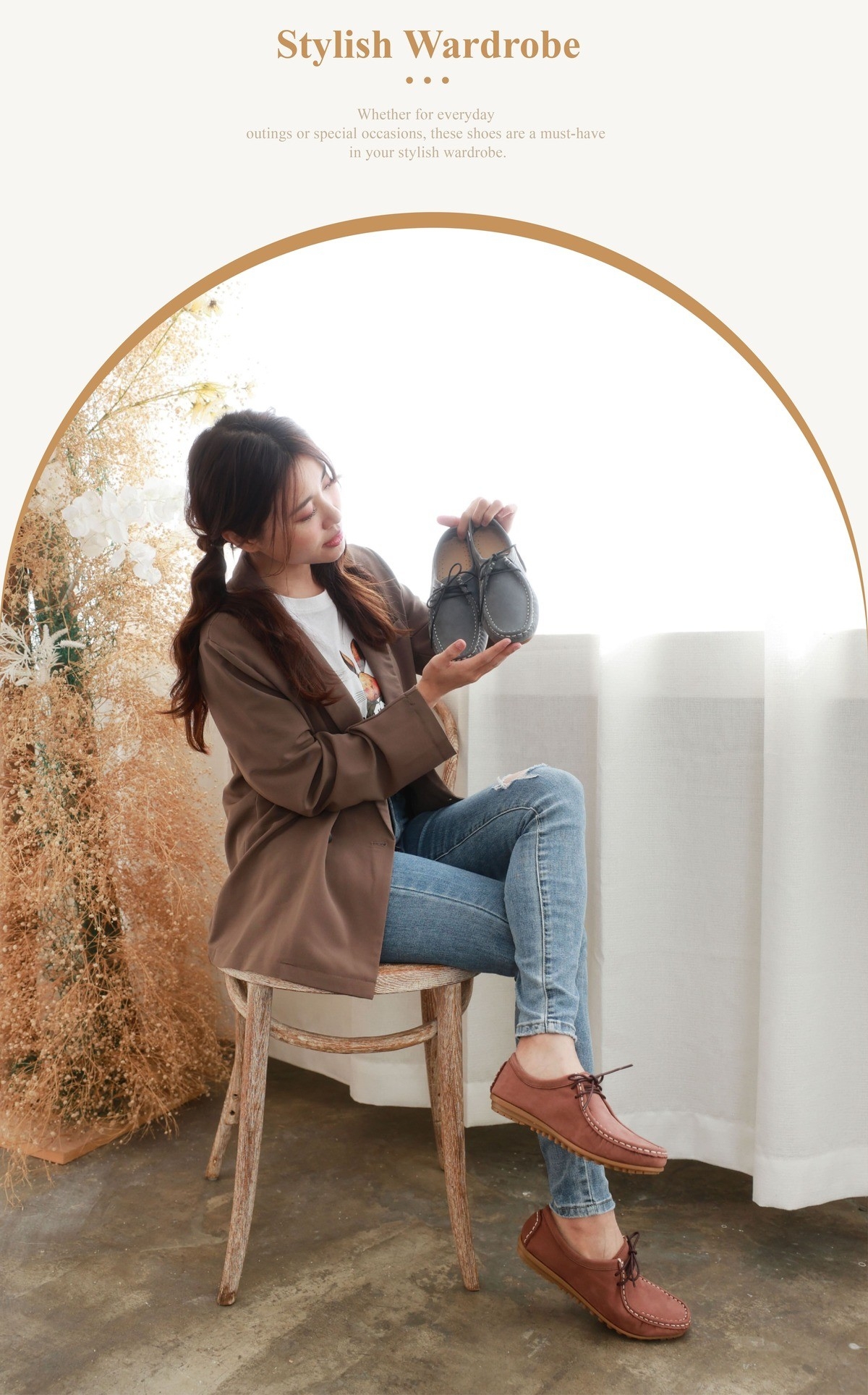 靜音豆豆底×橡膠防滑,安靜穩走每個轉角