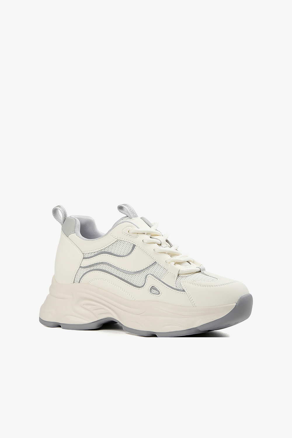 Wave 厚底拼接休閒鞋