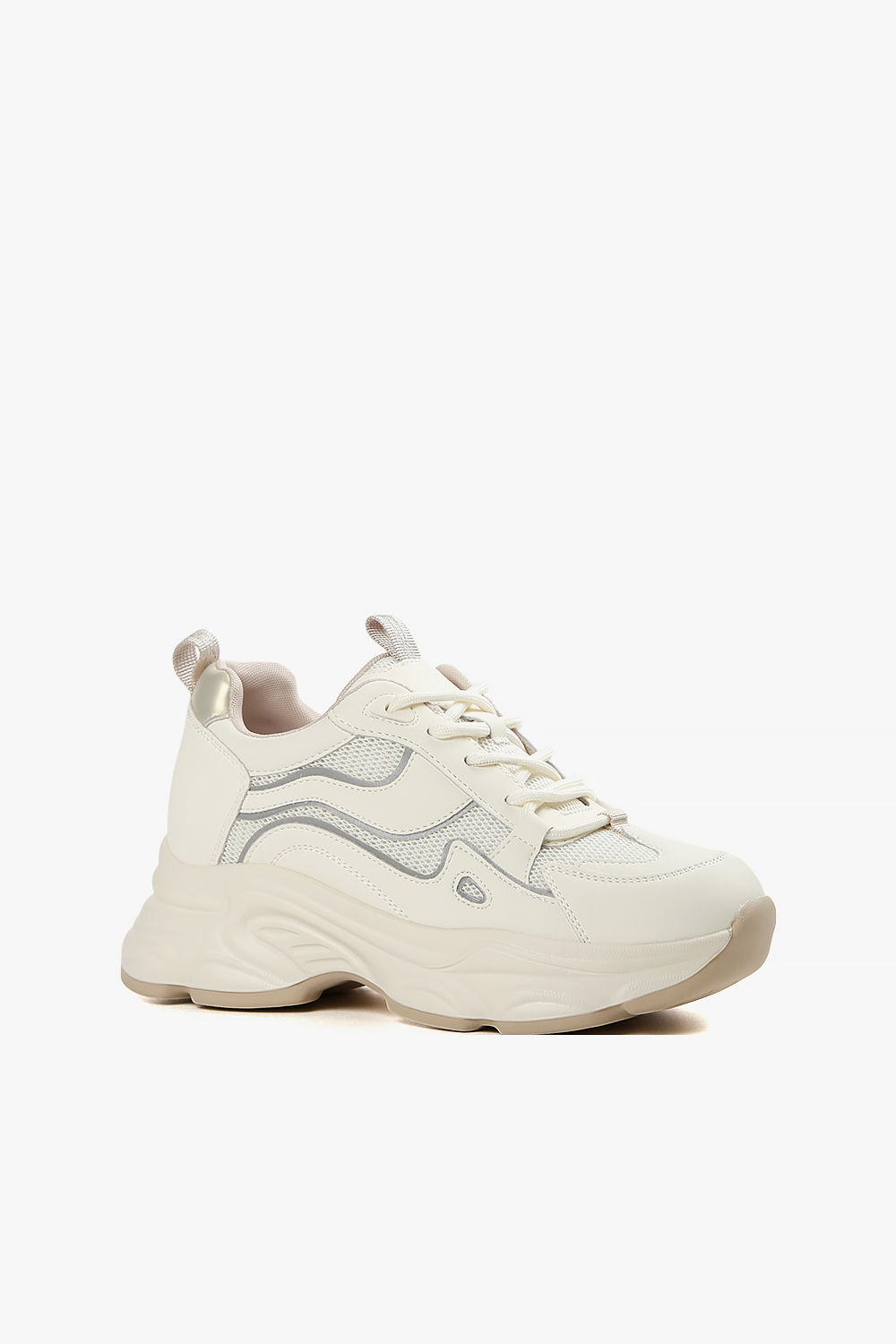 Wave 厚底拼接休閒鞋