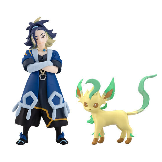 [魂SHOP限定] 精靈寶可夢 洗翠地區 剛石 & 葉伊貝 POKÉMON SCALE WORLD HISUI REGION ADAMAN & LEAFEON W/O GUM
