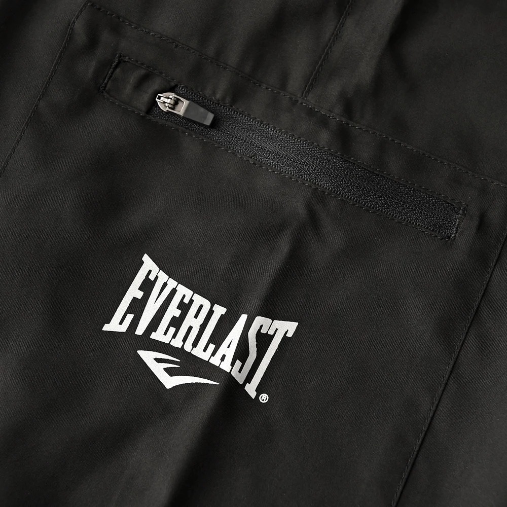 EVERLAST 長褲 灰/黑 機能 運動 剪接 束口 男 4821170410