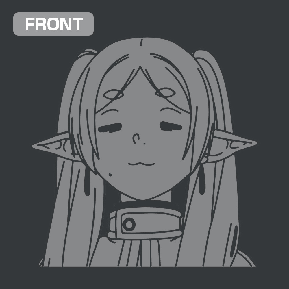 Cospa 0804 フリーレン フェイス ドライTシャツ [葬送のフリーレン] GUNMETAL