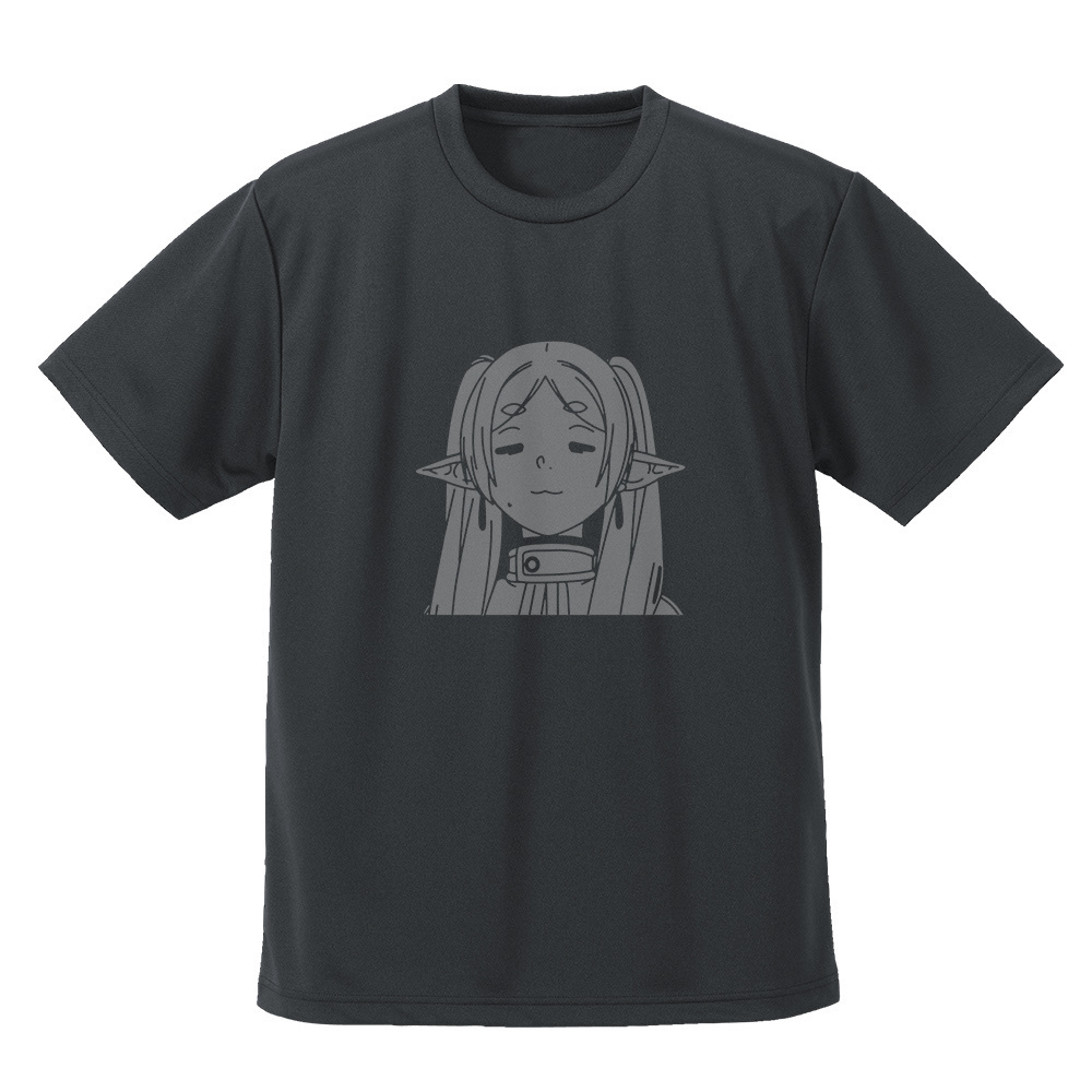 Cospa 0804 フリーレン フェイス ドライTシャツ [葬送のフリーレン] GUNMETAL
