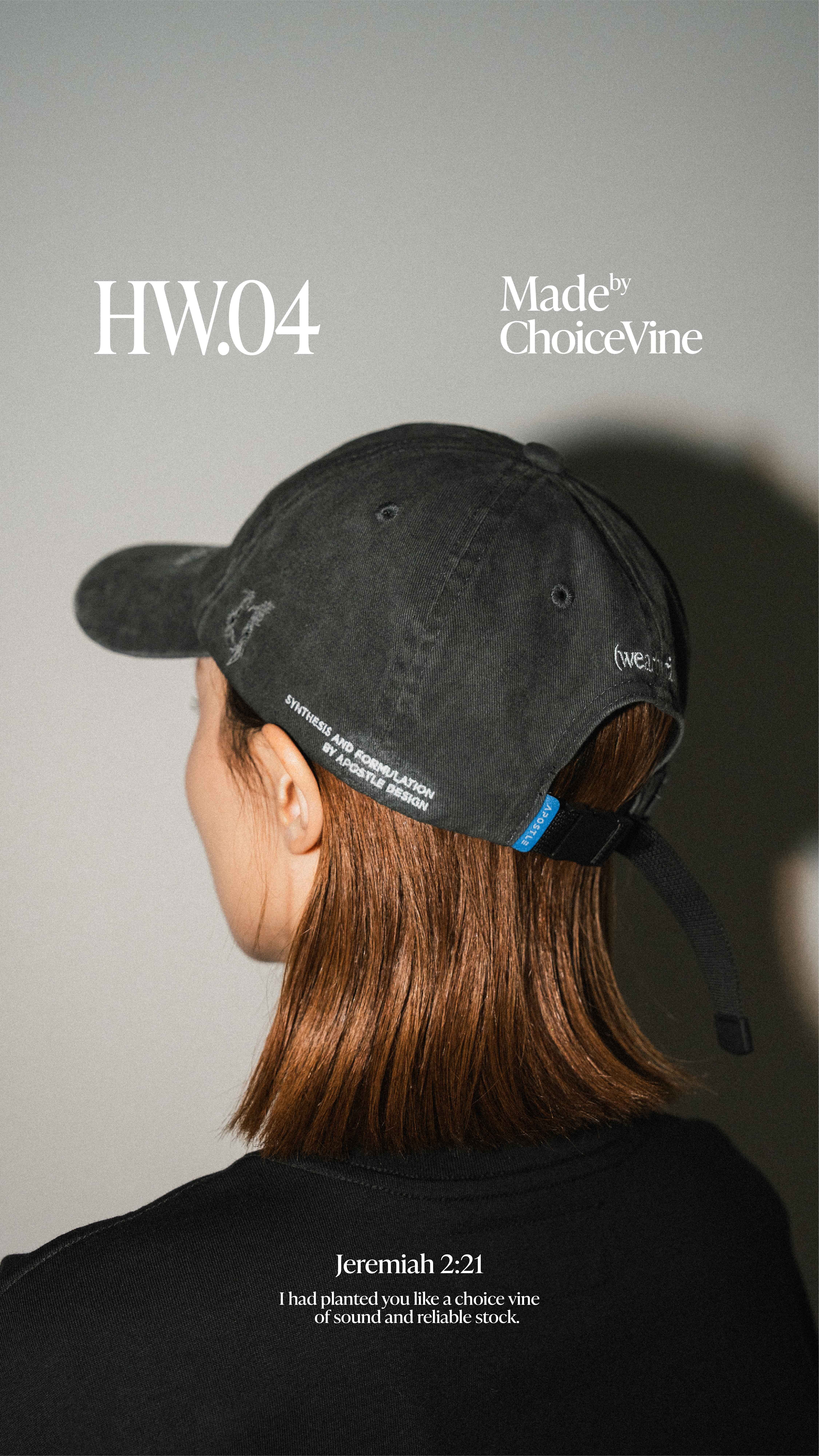 Apostle HW-04 "ChoiceVine" Vintage Washed Cap