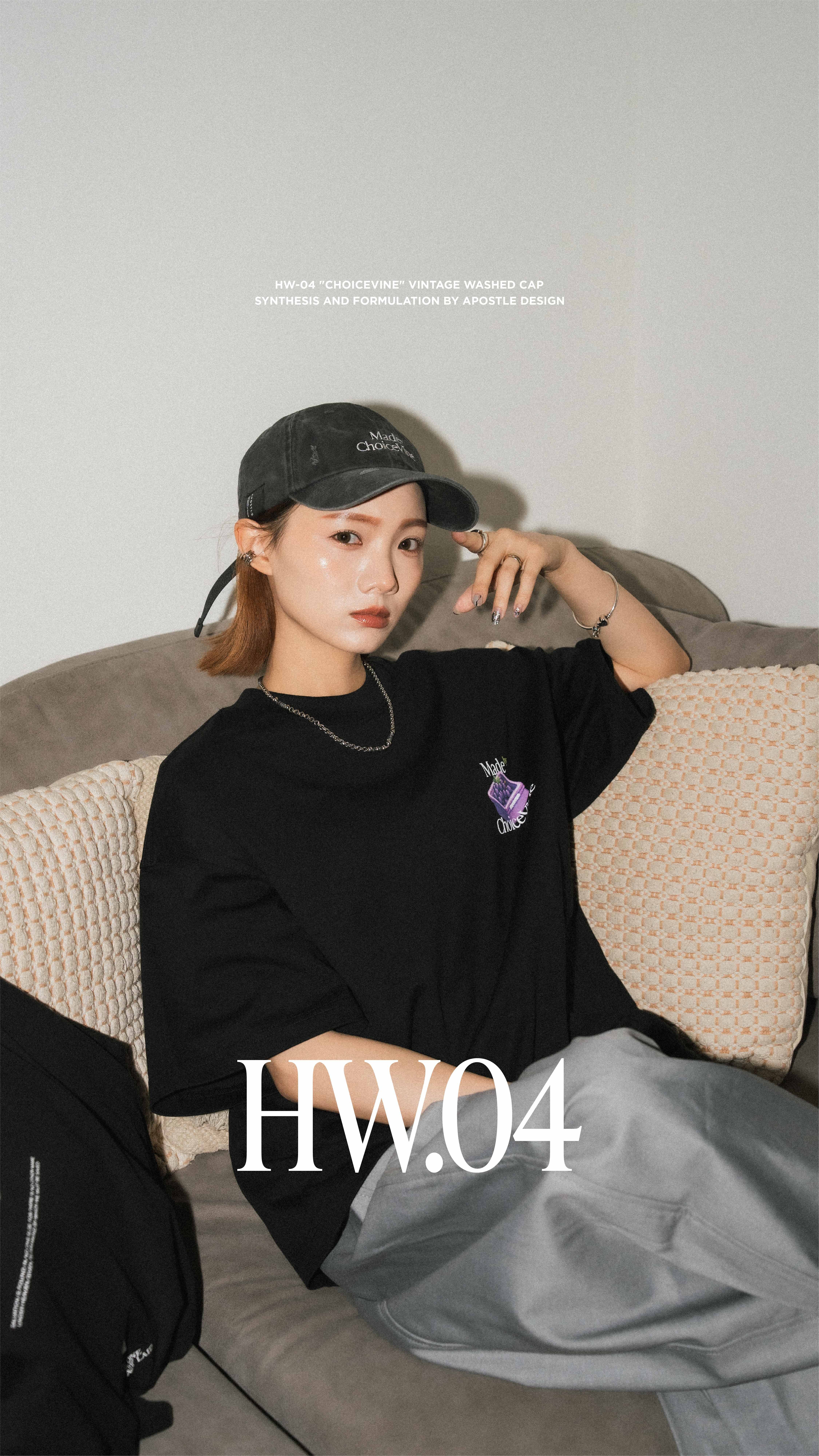 Apostle HW-04 "ChoiceVine" Vintage Washed Cap