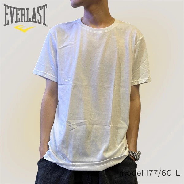 EVERLAST 短袖 白色 輕薄 內搭 快乾 圓領 素T 短T 男 4921100300