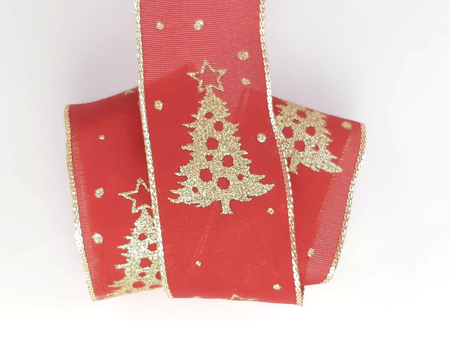 金粉聖誕樹/平織鐵絲/38mm