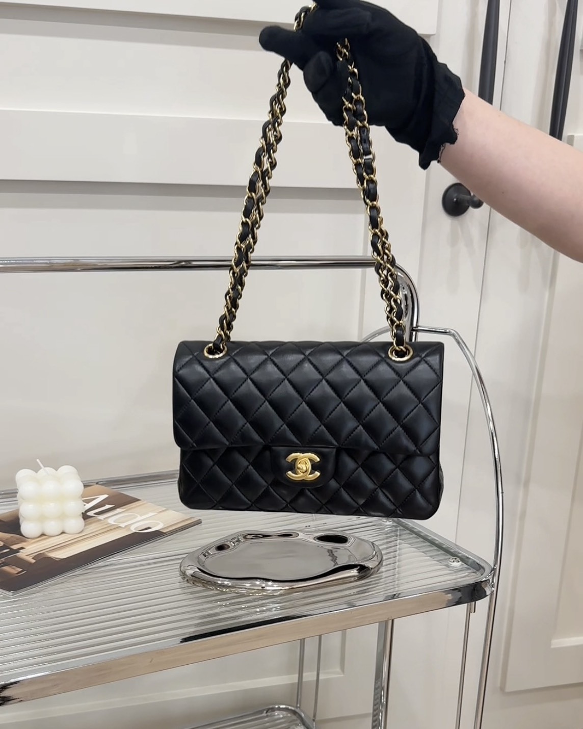 CHANEL｜黑羊金 CF23