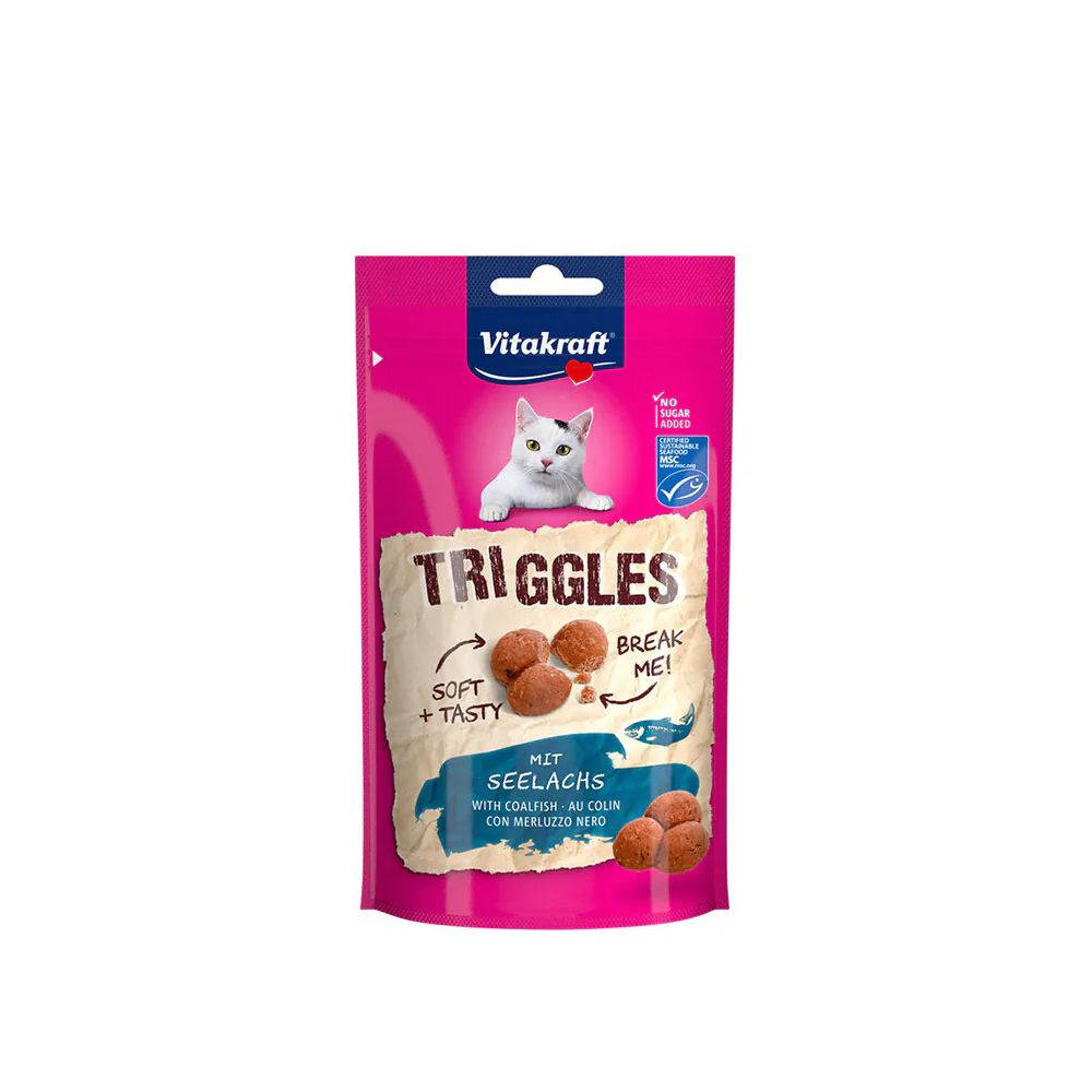 Vitakraft 衛塔卡夫 貓鮮粒系列40g 鱈魚口味 貓零食