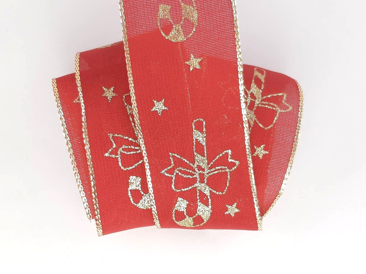 金粉拐杖糖/平織鐵絲/38mm