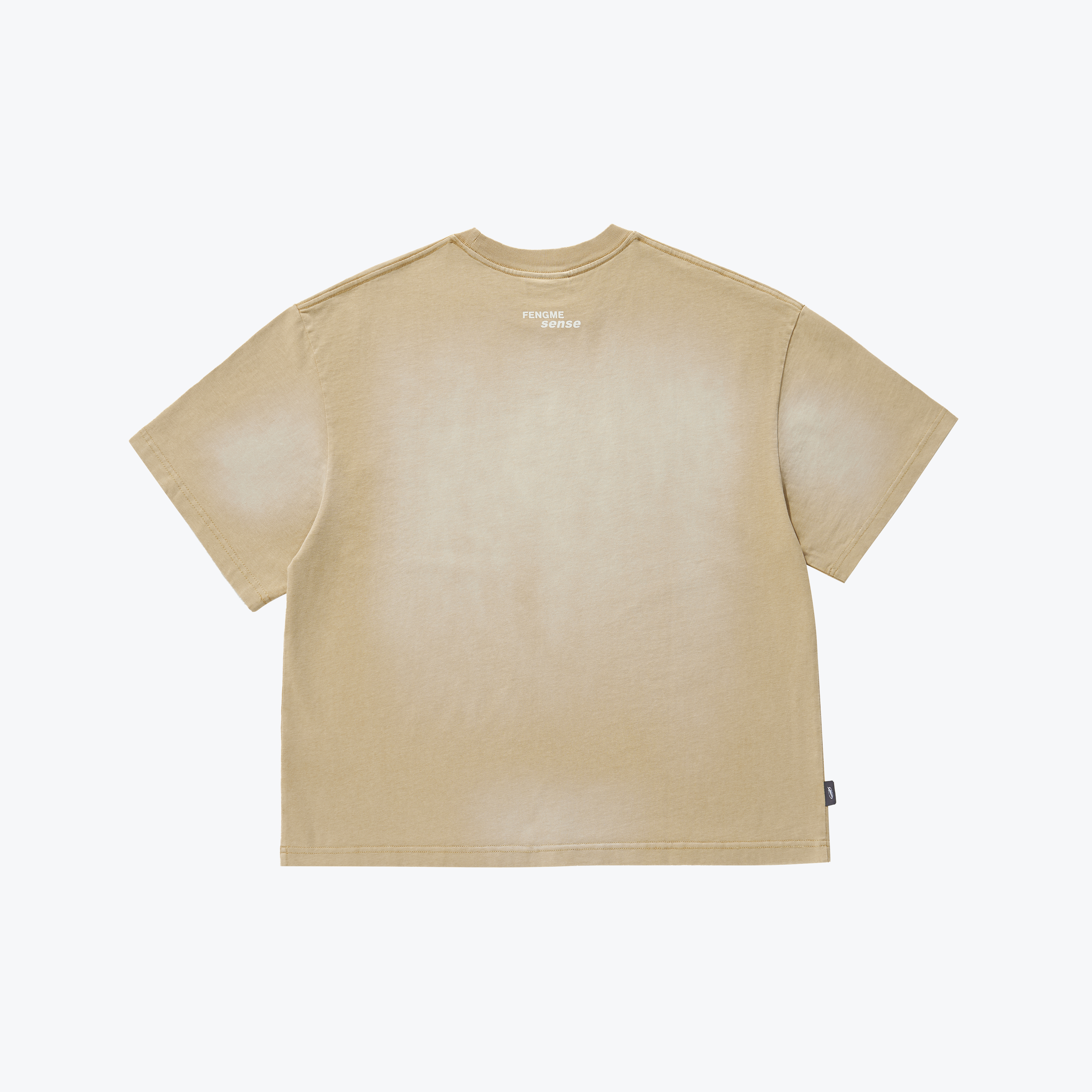 FM x sense HONOR YOUR TRUTH Washed Boxy Cut SS - Clay