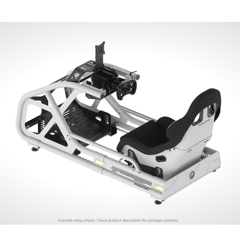 米特3C數位–FANATEC 台灣公司貨 ClubSport GT Cockpit White 賽車架 含螢幕架支援32"~49"/CRD-8700003-WW