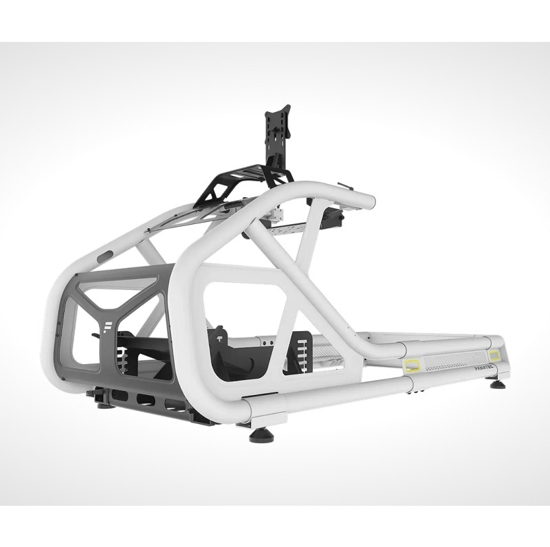 米特3C數位–FANATEC 台灣公司貨 ClubSport GT Cockpit White 賽車架 含螢幕架支援32"~49"/CRD-8700003-WW