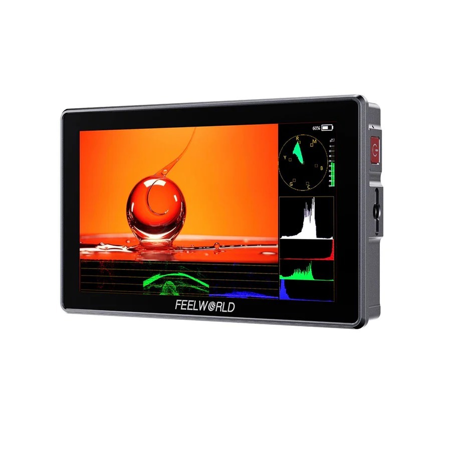 FEELWORLD H5 5.5吋 1200nit 12G SDI HDMI 2.0 戶外輕量鋁合金相機觸控監視器