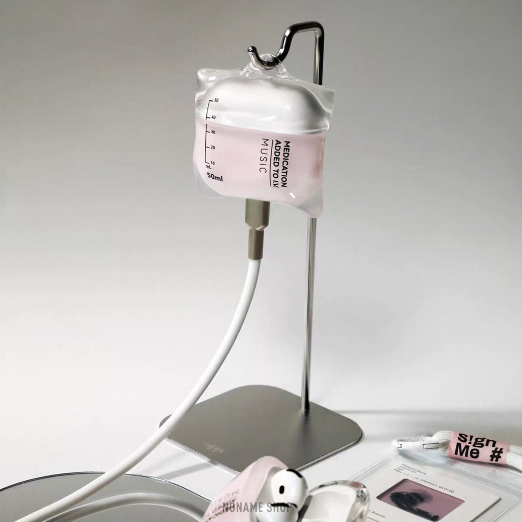 AirPods / AirPods Pro 創意 點滴袋 小紅書爆款 軟殼 耳機套 保護套