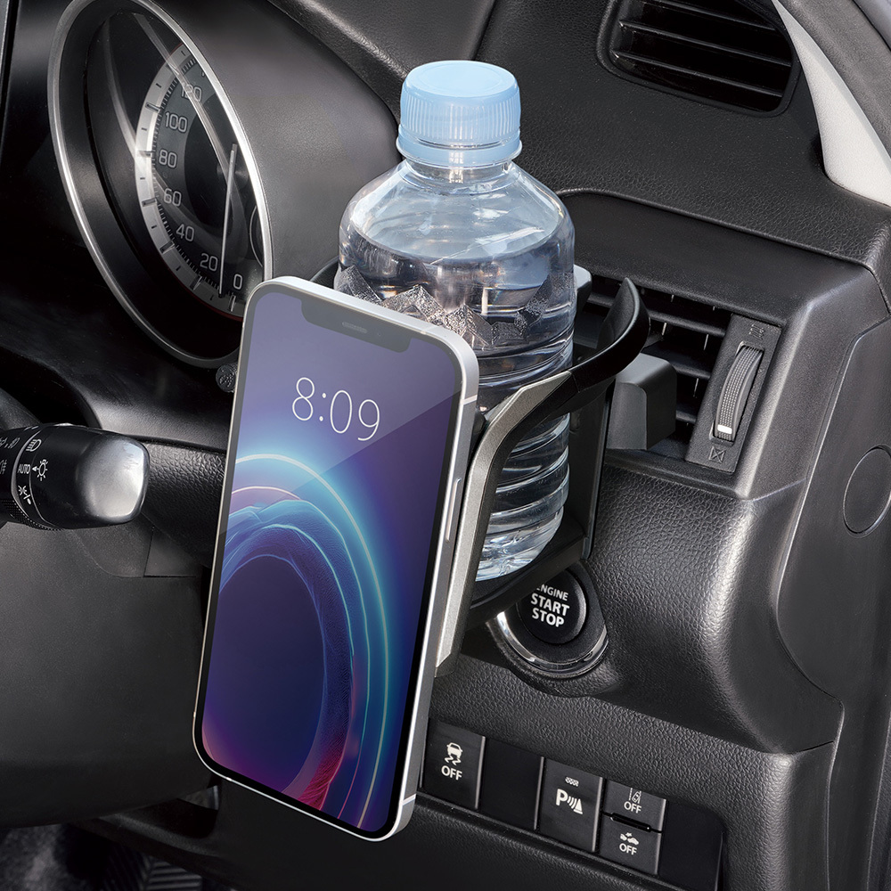 YAC 槌屋 Refine MagSafe 通用型出風口置杯架 手機架