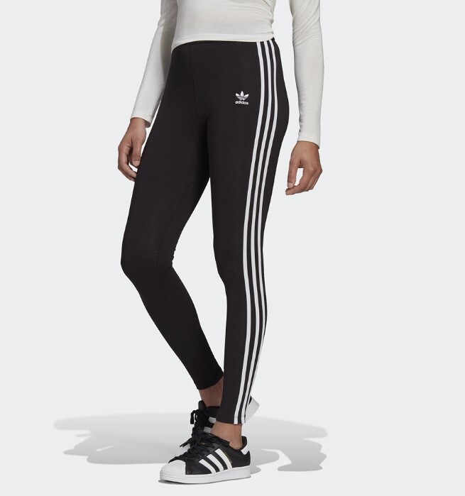 【現貨出清】Adidas Originals 三葉草女款經典緊身長褲  黑色｜運動瑜伽跑步修身褲 Legging