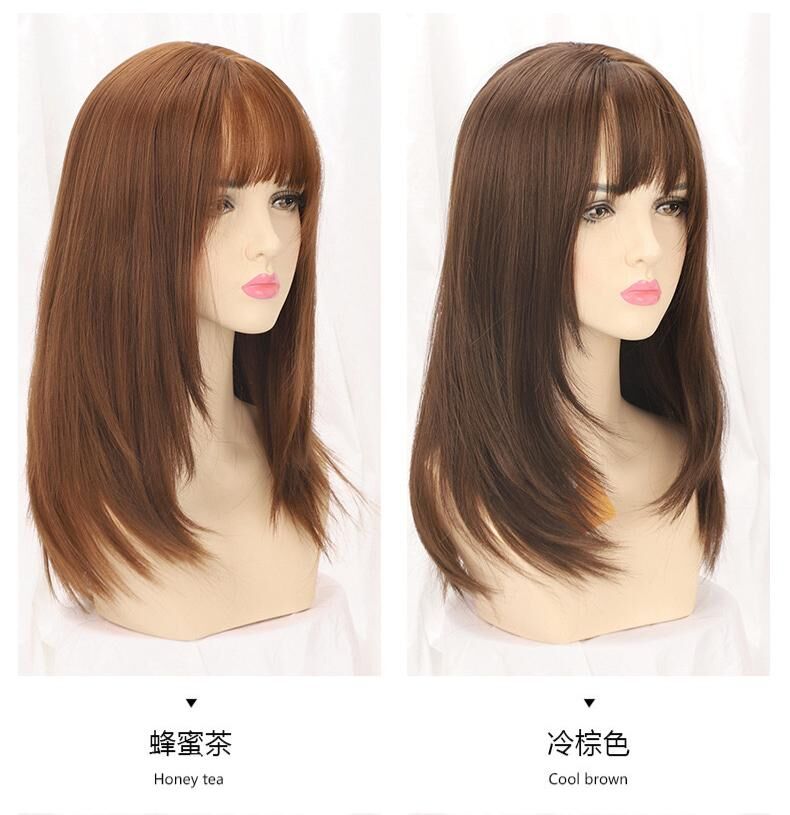 高溫絲假髮 (E款)