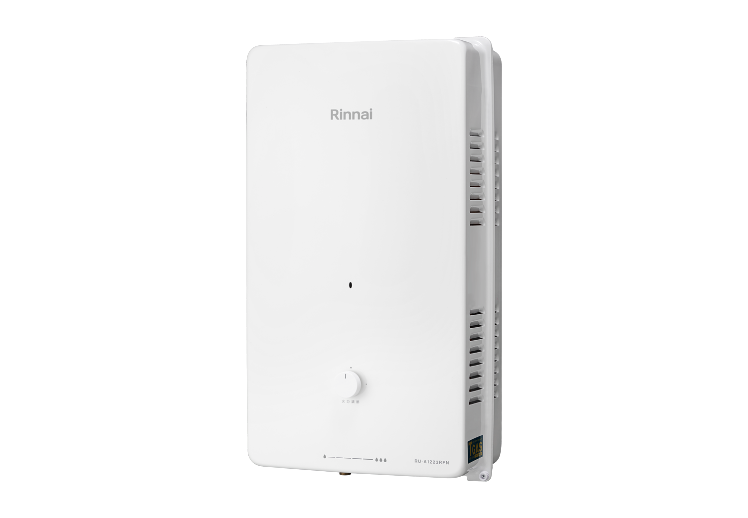 林內 屋外型12L自然排氣熱水器 RU-A1223RFN