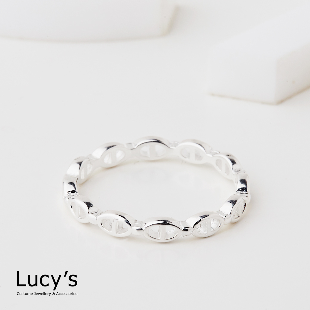 925純銀 迷你豬鼻 尾戒 (121814/121815)