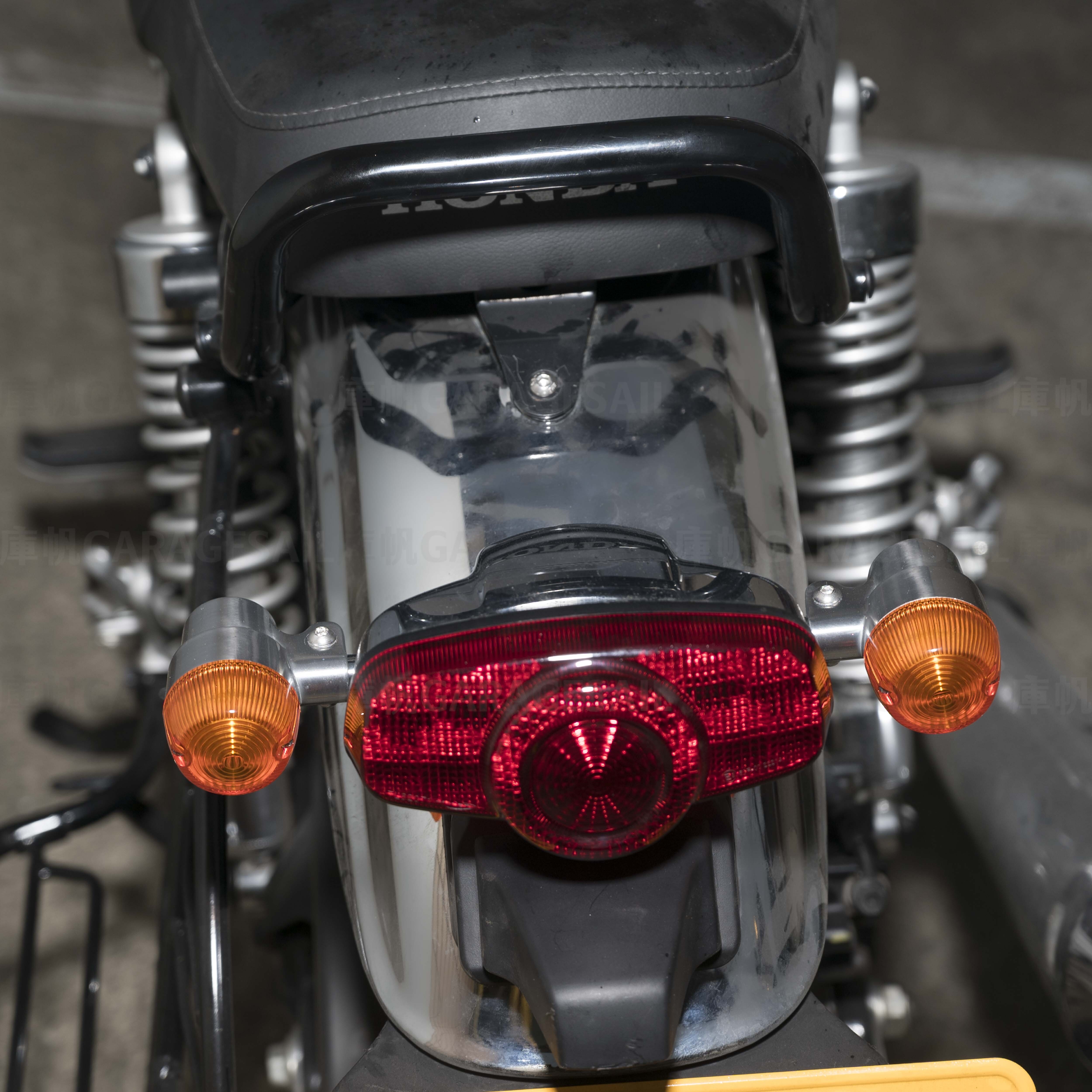 本田 CB350專用 LED 後方向燈 大杯形 - 銀