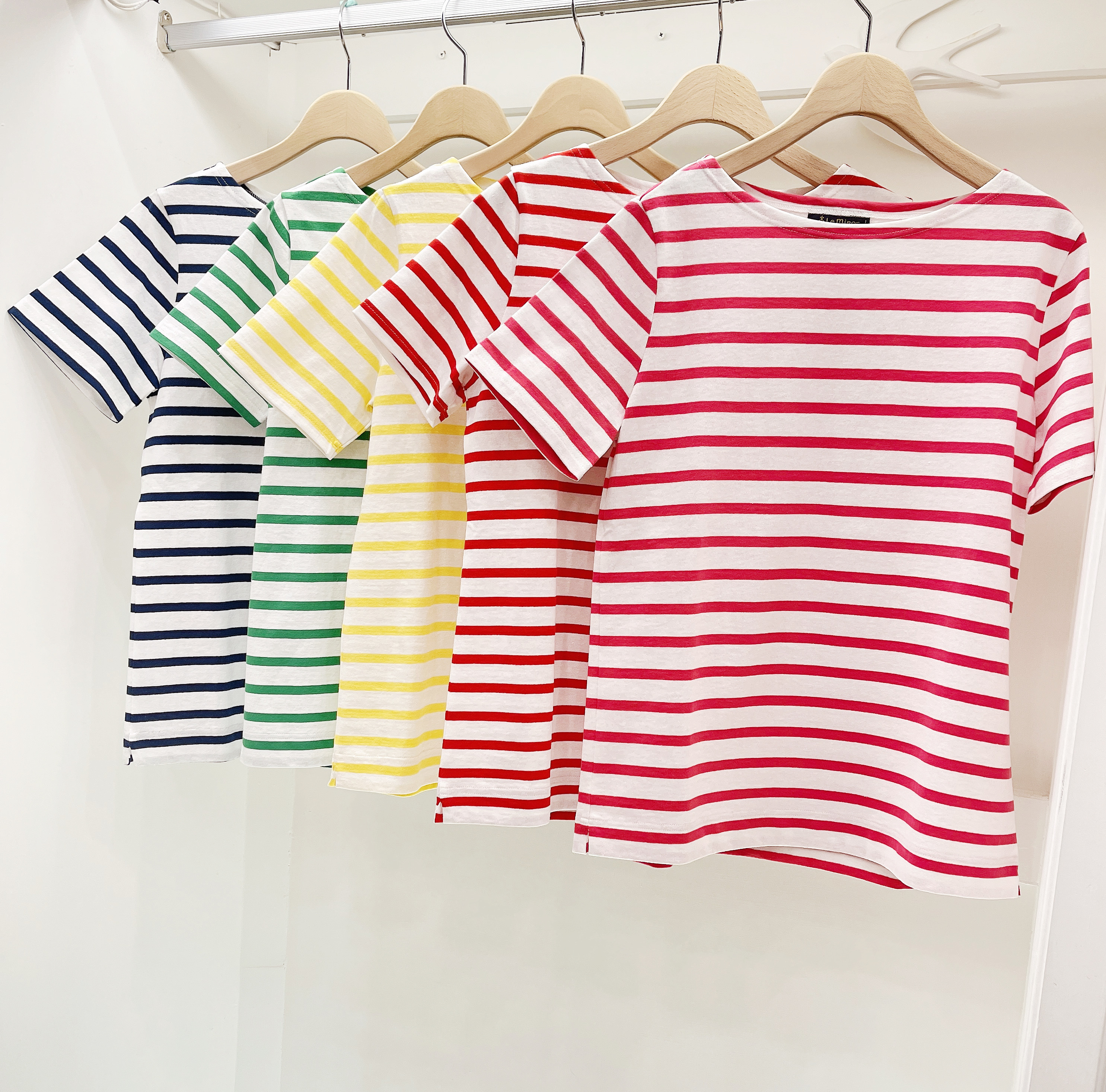 法國橫條短袖上衣