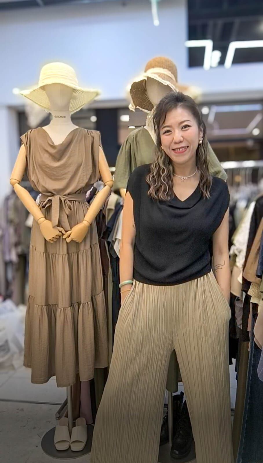 🥰PM_K9650  ▶️袖垂領上衣 👉B:96cm L:58cm👈