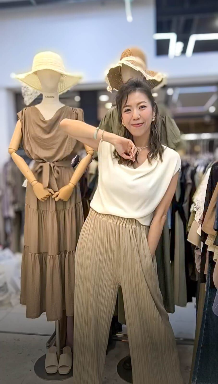 🥰PM_K9650  ▶️袖垂領上衣 👉B:96cm L:58cm👈