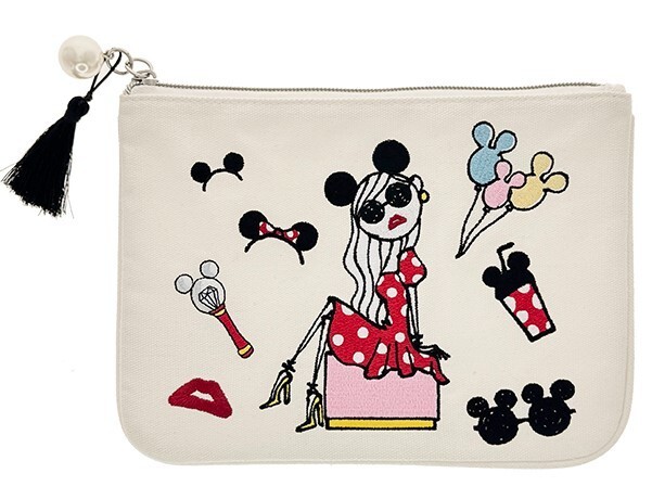 Daichi Miura 設計師系列 米奇 Mickey 經典 圖案 收納袋 化妝包 -香港迪士尼樂園