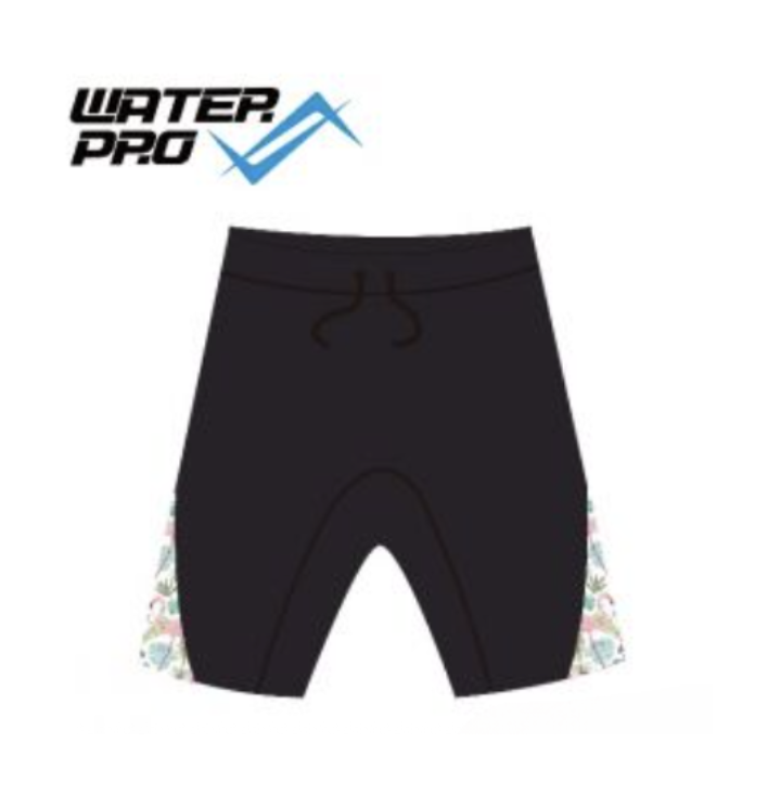 Water pro 2mm 兒童防寒短褲（單下褲）-火烈鳥Flamingo