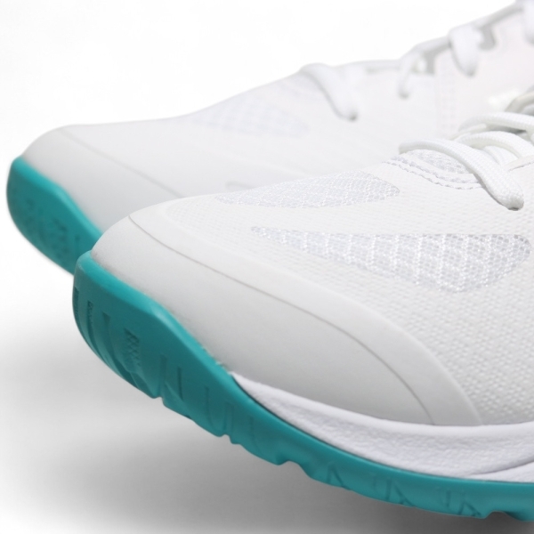 ASICS 排球鞋 GEL-TACTIC 13 白銀 藍綠底 2E寬楦 羽排鞋 男 1073A084100