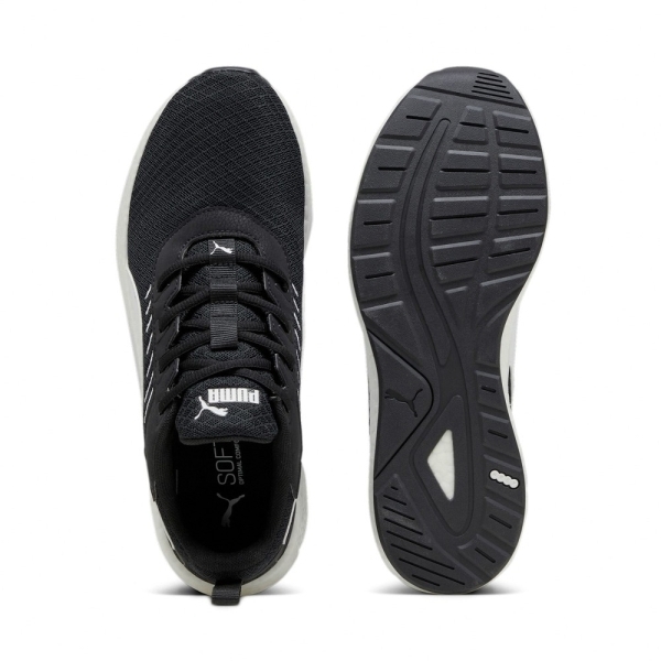 PUMA 慢跑鞋 NRGY ELATE 黑白色 運動鞋 男 19405608