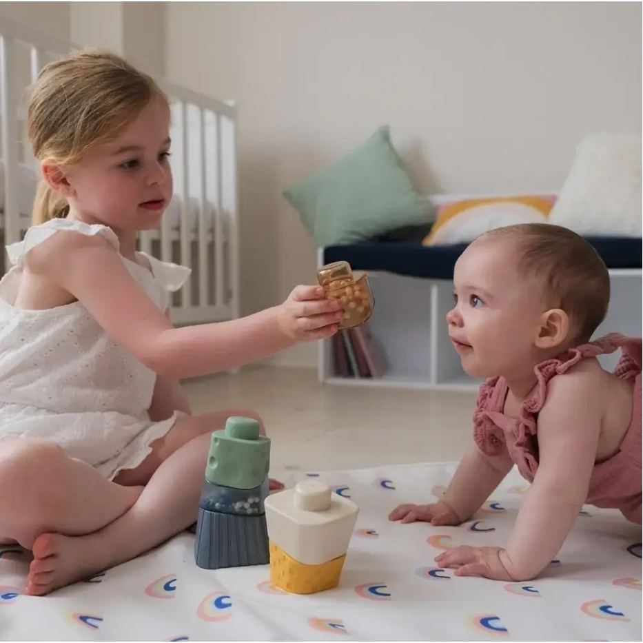 【樂森藥局】Baby to love 寶寶的第一組感統疊疊樂